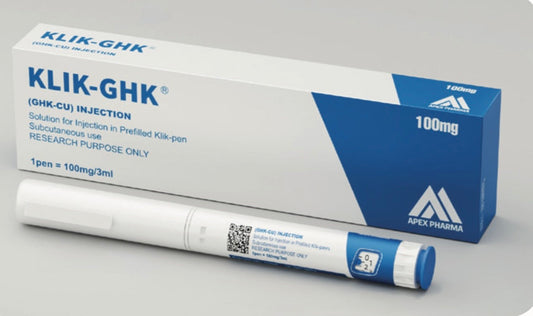 GHK-Cu Pre-Mixed Pen UAE research product
GHK-Cu 100mg pre-mixed research pen